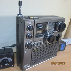 Sony Icf-5900 Sky Sensor Fm/Am/Sw1/Sw2/Sw3 Receiver Separate Timer Power Display