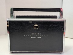 #1 Vintage Zenith Trans-Oceanic Royal 1000 Multi-Band Radio Battery Pack Incl