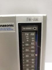 Vintage Panasonic RF-444 Portable AM FM Radio Works No Headphones