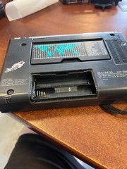 Vintage Sony ICF-SW7600 World Band Receiver with Antenna —