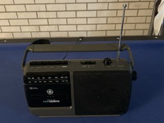 Vintage General Electric Radio Cassette Player AM/FM Tested VIDEO Retro GE