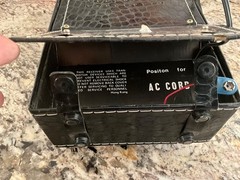 Vintage Gran Prix AM FM Weather WB Air Portable Radio 10” x 6”