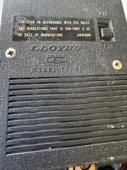 Lloyd&rsquo;s AM/FM Vintage Radio – NON-WORKING – PARTS ONLY – Japan