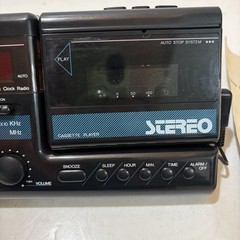 Tech Sonic AM/FM Clock Radio Removable Cassette Player ST-5488 – Please Read