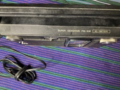 Vintage Sony AM/FM Radio TFM 7150W Black 10 Transistor WORKS