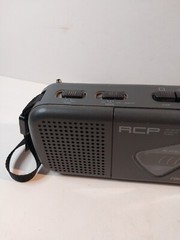 Sound Design-RCP AM/FM Radio Cassette Player Model #4610 GRY Works! READ!
