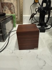 Vintage Realistic Weatheradio Cube Model 12-181 Simulated Rosewood Finish