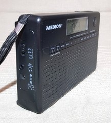 Medion MD82157 Essen Germany LW MW SW FM Receiver.Timer, stopw etc.Good working