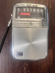 VTG Long Range Solid State AM Radio GE Ex.Work Cond P27106 Pocket Radio 4.5”High