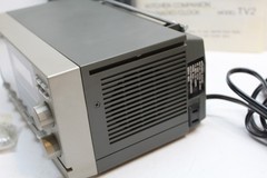 VINTAGE GPX Kitchen Companion TV-2 BLACK AND WHITE TV ALARM CLOCK