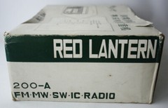 VINTAGE 70&rsquo;S RED LANTERN 200-A PORTABLE RADIO FM AM IC SHANGHAI CHINA NEW NOS !