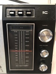 Vintage 1970 Panasonic National RF-951 Premium AM/FM/Weather 3 Band AC/DC 120v