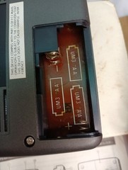 Vintage Small Tabletop AM/ FM LCD Clock Radio Works With Batteries