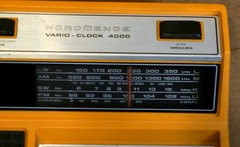 NordzMende Vario Clock 4000 Radio 6.177 H – Made in Germany 1970s – Rare!