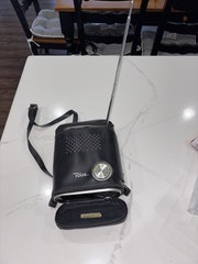 Vintage Binoc Portable TV /Radio Combo By Sears (Not Tested No Cords) & Case