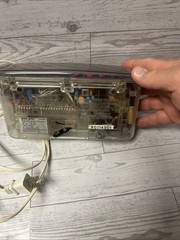 VTG Gran Prix GPX Am/Fm Clock Radio Transparent Model D510 Tested Works