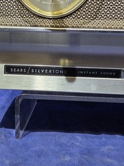 Vintage 1960s Sears Silvertone « Instant Sound » AM Clock Radio ~ Radio Works