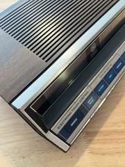 Vtg 80&rsquo;s General Electric Clock Radio 7-4662B Blue Digital TESTED/WORKS – *READ*