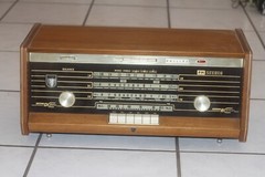 Vintage Working Table Top Stereo w/ tuning eye Philips B5X43A Made in Holland