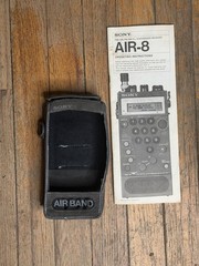 Sony Air-8 Handheld Synthesized Receiver 4-Band PSB/AIR/FM/AM Radio Manual Cover