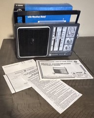 NOS Vintage GE 7-2945A Multiband Radio Mint In Box 1989 Kmart Provenance /Papers