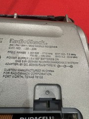 Radio Shack Model 20-238 Portable Emergency Radio w/Dynamo Crank – AM/FM/SW1/SW2