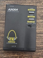 Radio Calculator – Aurora FM Radio Batt Calc Solar 1980s Rare SP190 Vintage Walk