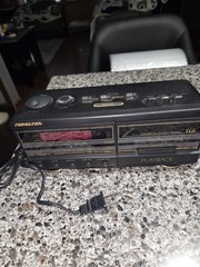 Vintage 1980&rsquo;s Sound Design Alarm Clock Radio Cassette Player 3827CBK AM / FM