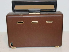 VINTAGE MOTOROLA GOLDEN VOICE 56B1A PORTABLE TUBE RADIO W/ ORIGINAL CORD