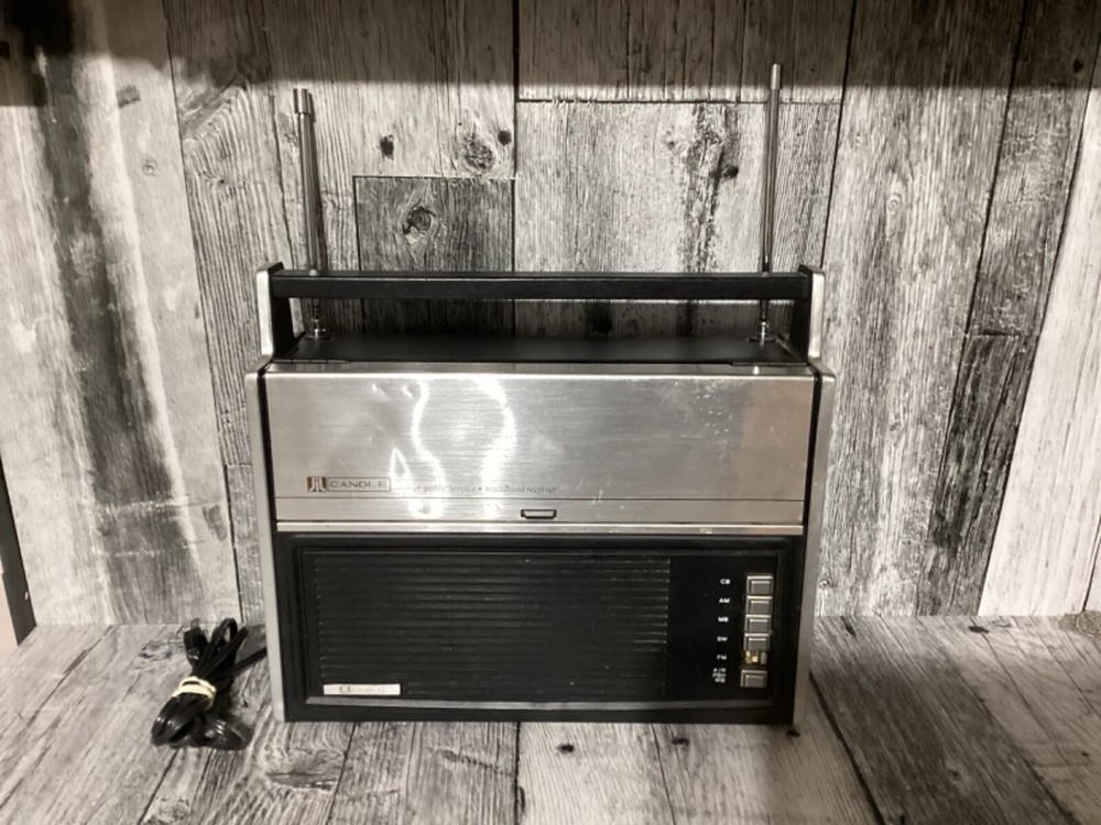 Vintage Candle CB Public Service Multiband Receiver Model JM210 (BN3)