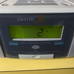 Zenith Z212G AM/FM Stereo/TV Digital Tuning Clock Radio Stereo Wide Tested Works
