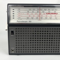 Vintage Realistic Patrolman 50 Portable Radio AM FM VHF UHF Model 12-776