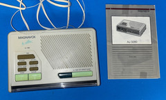Vintage 1980s Magnavox Nightline AM/FM Dual Alarm lock Radio AJ-3280/17