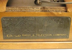 VINTAGE ANTIQUE 1956 GUILD THE SPICE CHEST TUBE RADIO MODEL 464 LOS ANGELES CA