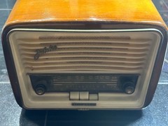Vintage Telefunken Jubilee Export 1950s Tube Radio AM FM Works West Germany