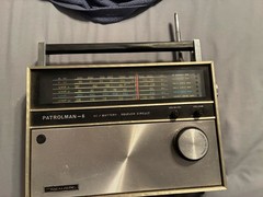 Vintage Patrolman 6 Radio Realistic AC Battery 6 Band AM/FM VHF UHF 12-756