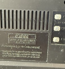 GE SUPERADIO VTG General Electric Long-Range AM/FM Super Radio 7-2887A Tested