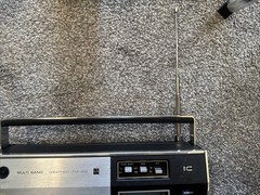 Panasonic RF-1200 Vintage Multi-Band Radio, AM/FM/MB/VHF/WEATHER, 5 Band, 1970&rsquo;s