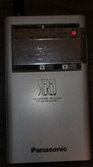 Vintage Panasonic RF-10 Portable Stereo Headphone Receiver FM-AM Radio 9/10
