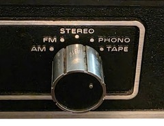 General Electric SC3213B Stereo Music System 8 Track Turntable Record Player