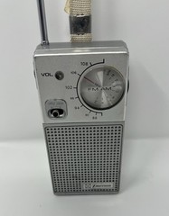 Rare Vintage Emerson P3751B FM/AM 2 Band Transistor Receiver Taiwan , WORKS