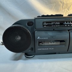 Vtg Lenoxx Sound AM/FM Stereo Radio/Duel Cassette Recorder #CT-743 Working