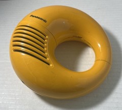 Vintage 1970s Yellow Panasonic Toot- A- Loop AM Radio R72 Works