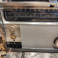 Zenith Royal 3000-1 Trans Oceanic Portable Receiver FM AM & Manual Tested Works