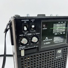 Vintage Sony ICF-5500W Radio Portable 3 Band Receiver AM/FM PSB Tested Works