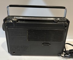 Sanyo RP 8330 TV Sound Receiver Portable Radio Powers On Vintage