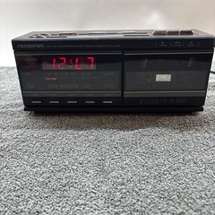 VTG SoundDesign AM FM Radio Cassette Player Alarm Clock 3838WAL Works