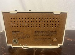 Mid-Century Panasonic Am/Fm Household Radio RE-6192 Off White WORKS Made Japan
