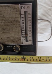 VTG Zenith Mid Century Solid State FM AM Radio Dial Tuner Z426W