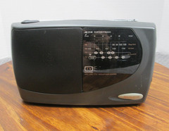 Magnavox AE2145 Portable AM FM TV Weather Band Radio Black Battery Powered